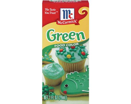 Order McCormick Green Food Color  food online from Ctown Supermarkets store, Uniondale on bringmethat.com