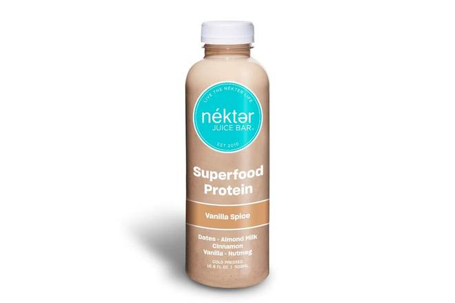 Order Vanilla Spice Superfood Protein food online from Nekter Juice Bar store, Irving on bringmethat.com