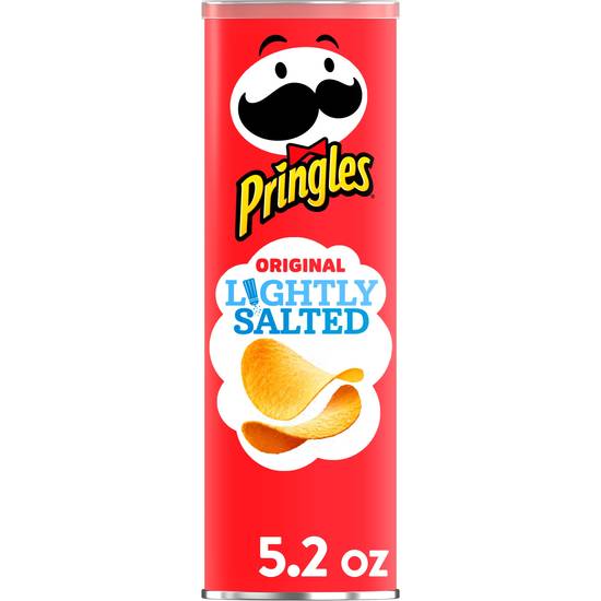 Order Pringles Potato Crisps Chips Lightly Salted Original (5.2 oz) food online from Rite Aid store, Yamhill County on bringmethat.com