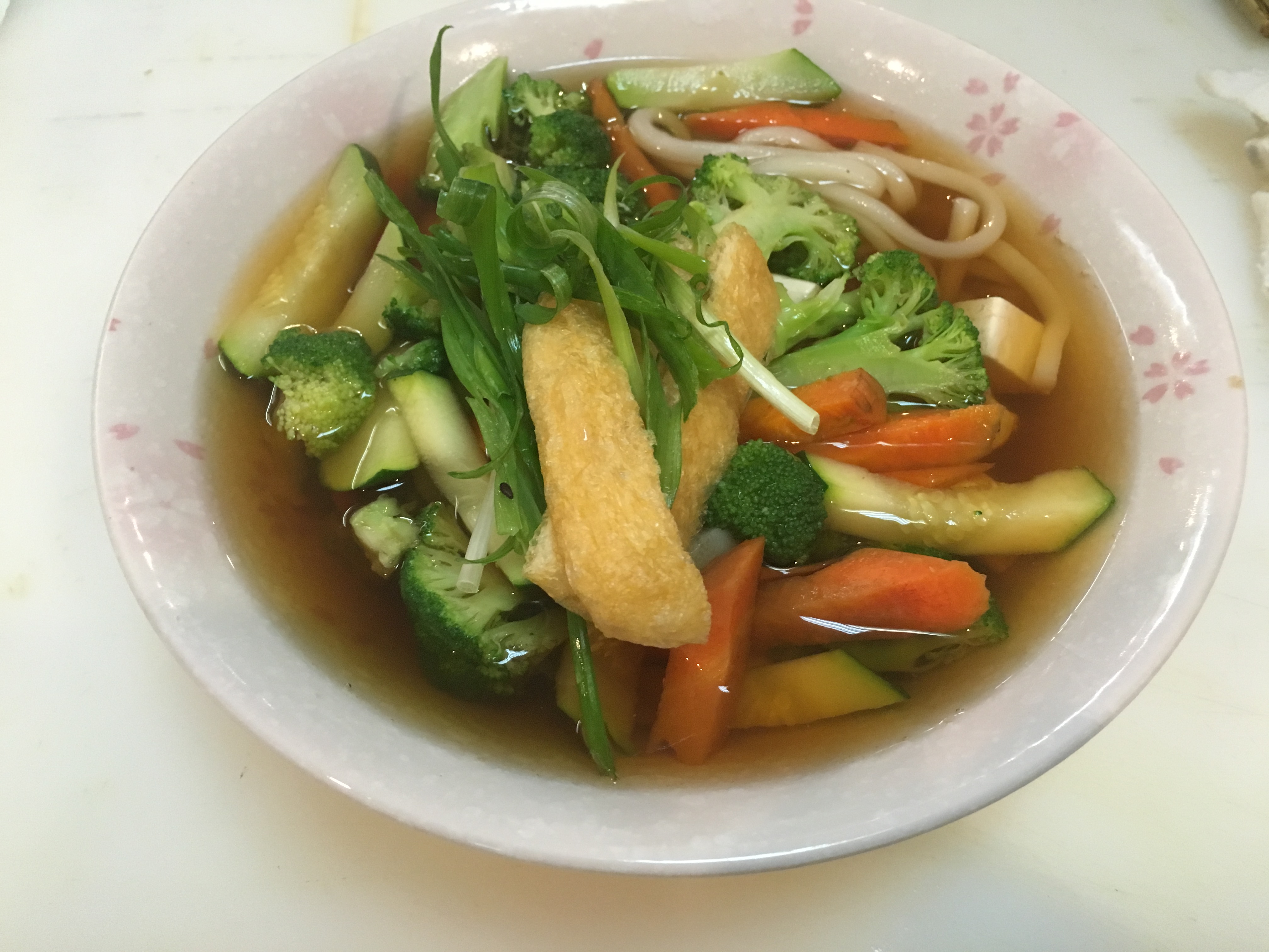 Order Veggie Udon food online from Dashi Japanese Restaurants store, Menlo Park on bringmethat.com