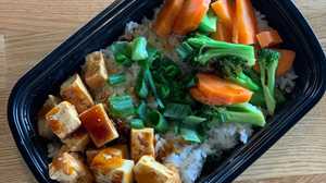 Order Tofu Rice Plate food online from Gk Mongolian Bbq store, Stockton on bringmethat.com