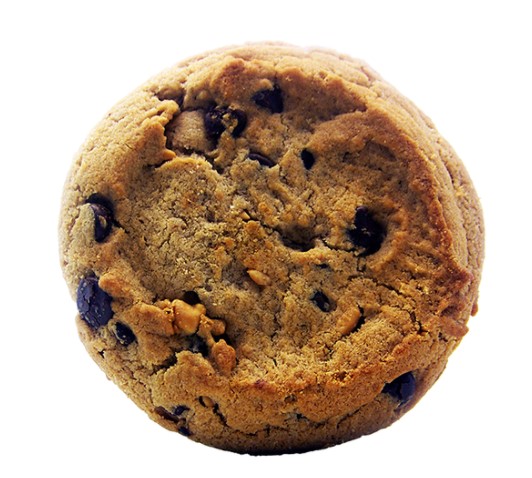 Order 1 Dozen Peanut Butter Chocolate Chip Cookies (1/4 lb.) food online from Cookie Garden store, Wood Dale on bringmethat.com