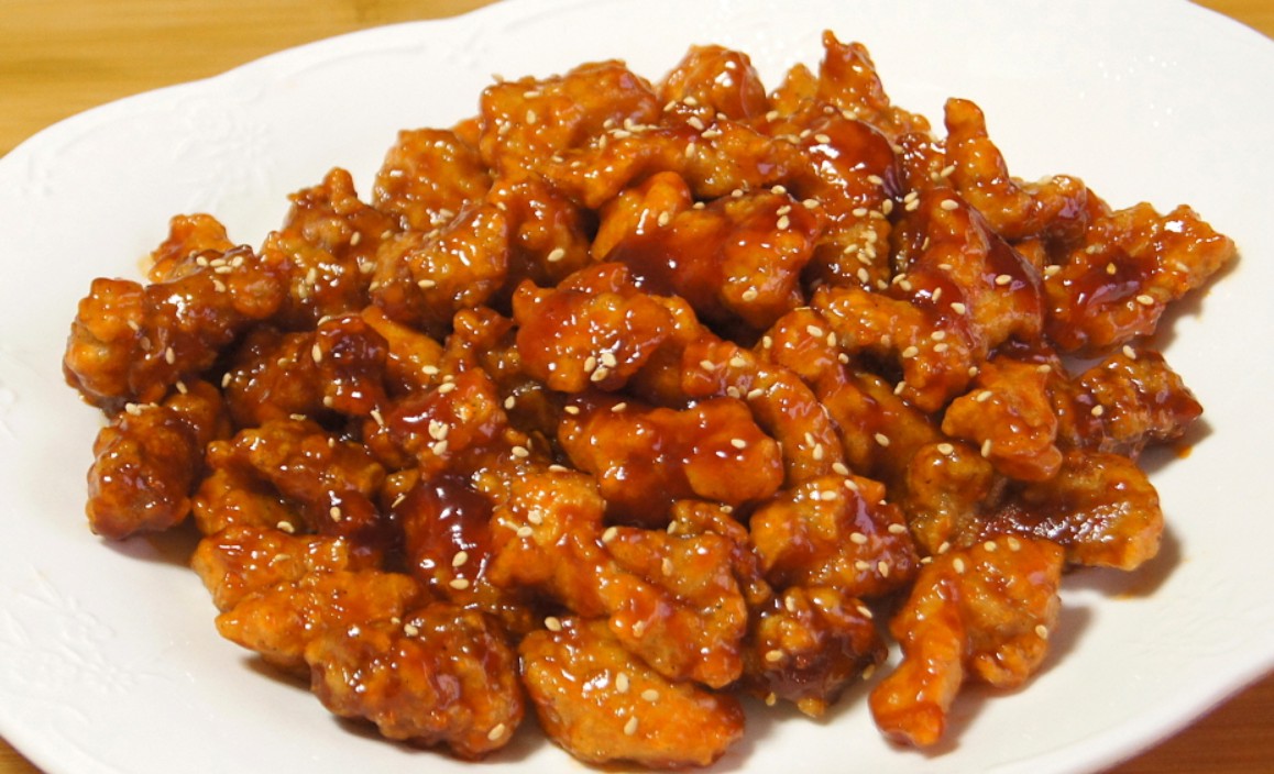 Order N-58. Sweet & Sour Chicken (탕수기정식/糖醋鸡饭菜)  food online from Restaurant Namsan store, Los Angeles on bringmethat.com