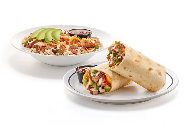 Order New Mexico Chicken Burrito & Bowl  food online from Ihop store, San Bernardino on bringmethat.com