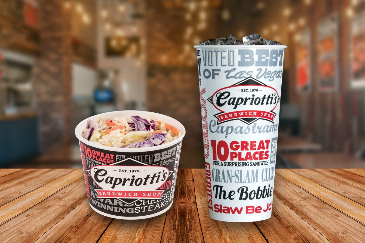 Order Combo Slaw & Medium Fountain Drink food online from Capriotti store, Indianapolis on bringmethat.com
