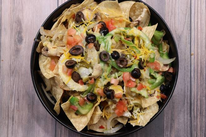 Order VEGGIE NACHO food online from Pepperjax Grill store, Council Bluffs on bringmethat.com