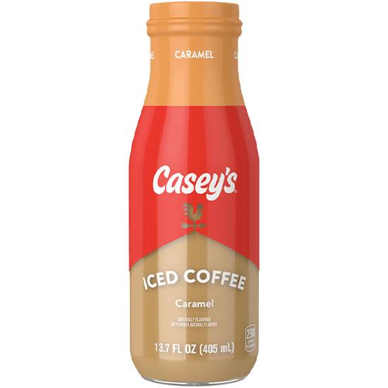 Order Casey's Caramel Iced Coffee 13.7oz food online from Casey store, Eldridge on bringmethat.com
