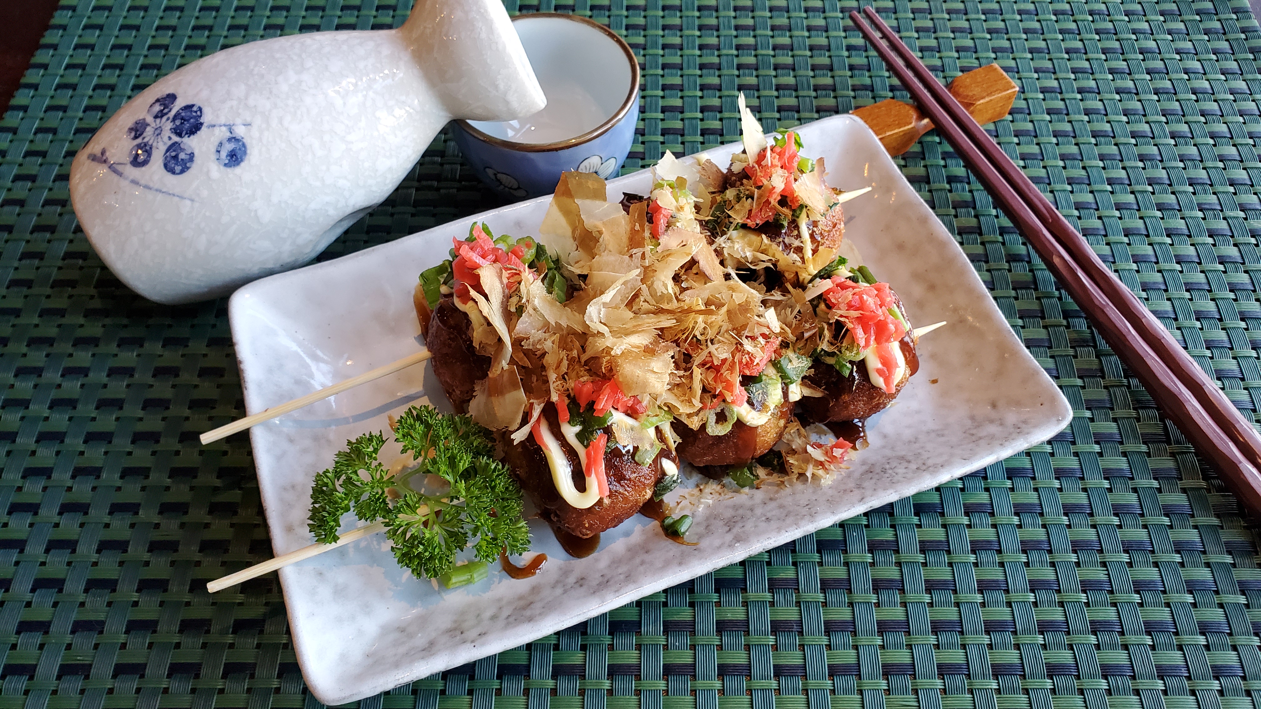 Order Takoyaki food online from Tsui Sushi Bar store, Seattle on bringmethat.com