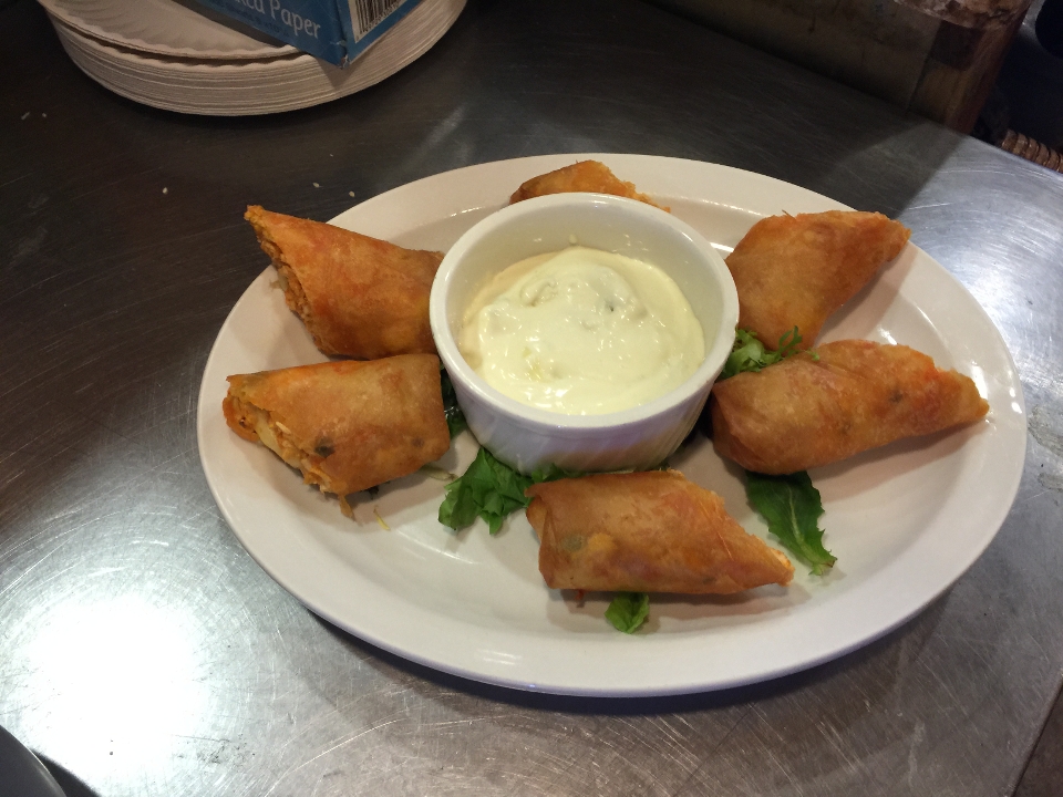 Order Buffalo Chicken Spring Rolls food online from The Downtown Cafe store, Glen Cove on bringmethat.com