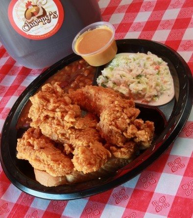 Order 3 Fried Chicken Tender Plate food online from Champys store, Chattanooga on bringmethat.com