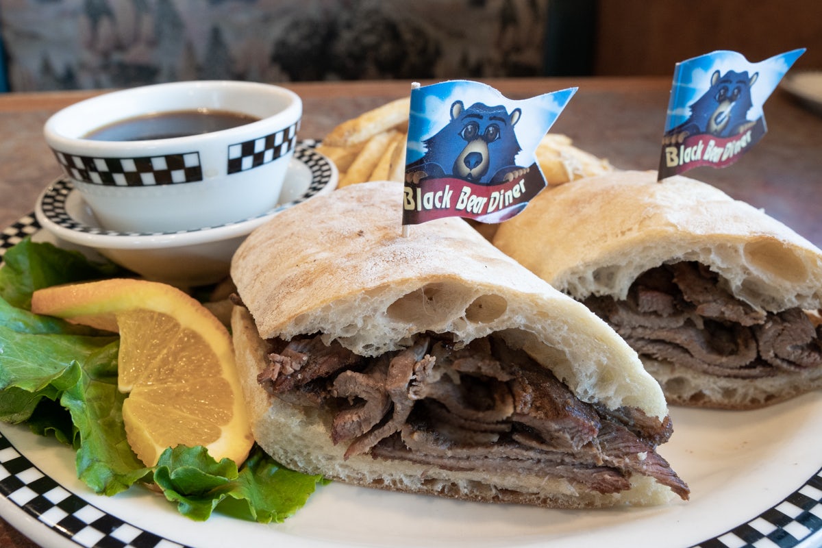 Order Tri-Tip Dip food online from Black Bear Diner store, Colorado Springs on bringmethat.com