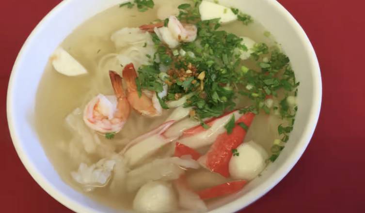Order S3: seafood W/ Rice Noodle  food online from Noodle Palace store, Santa Rosa on bringmethat.com