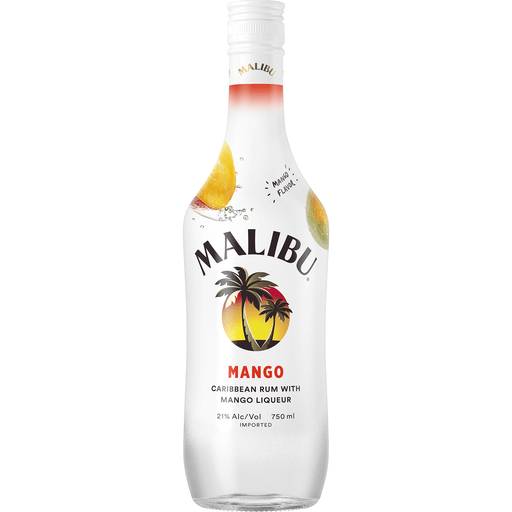 Order Malibu Mango Rum (750 ML) 71925 food online from Bevmo! store, Emeryville on bringmethat.com