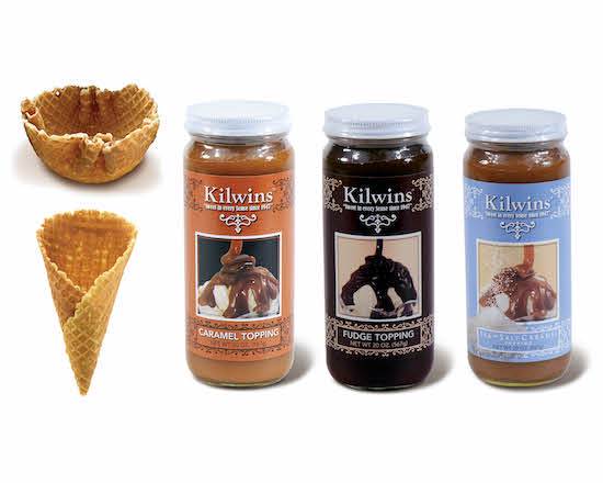 Order Waffle Cones, Waffle Bowls & Toppings food online from Kilwin store, Myrtle Beach on bringmethat.com