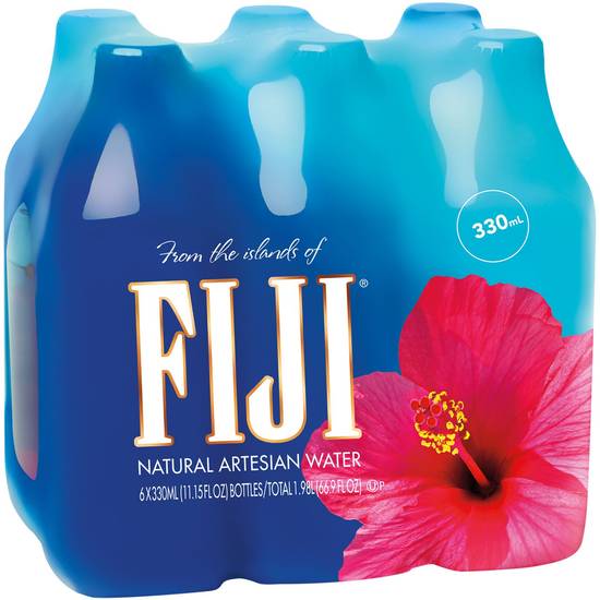 Order Fiji Natural Artesian Water (11.15 oz x 6 ct) food online from Rite Aid store, Canton on bringmethat.com