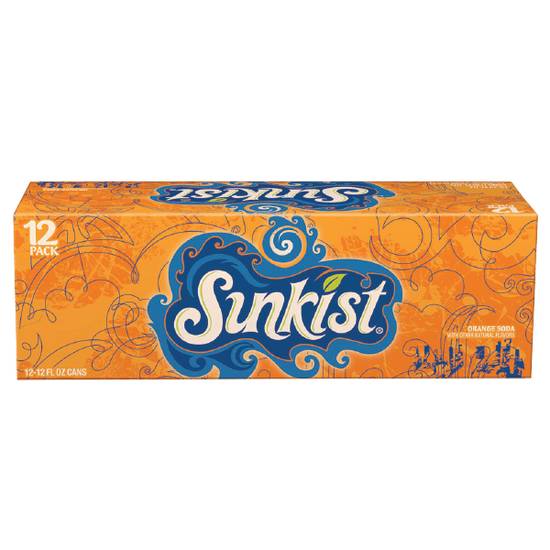 Order Sunkist Orange 12pk food online from Caseys Carry Out Pizza store, Braidwood on bringmethat.com