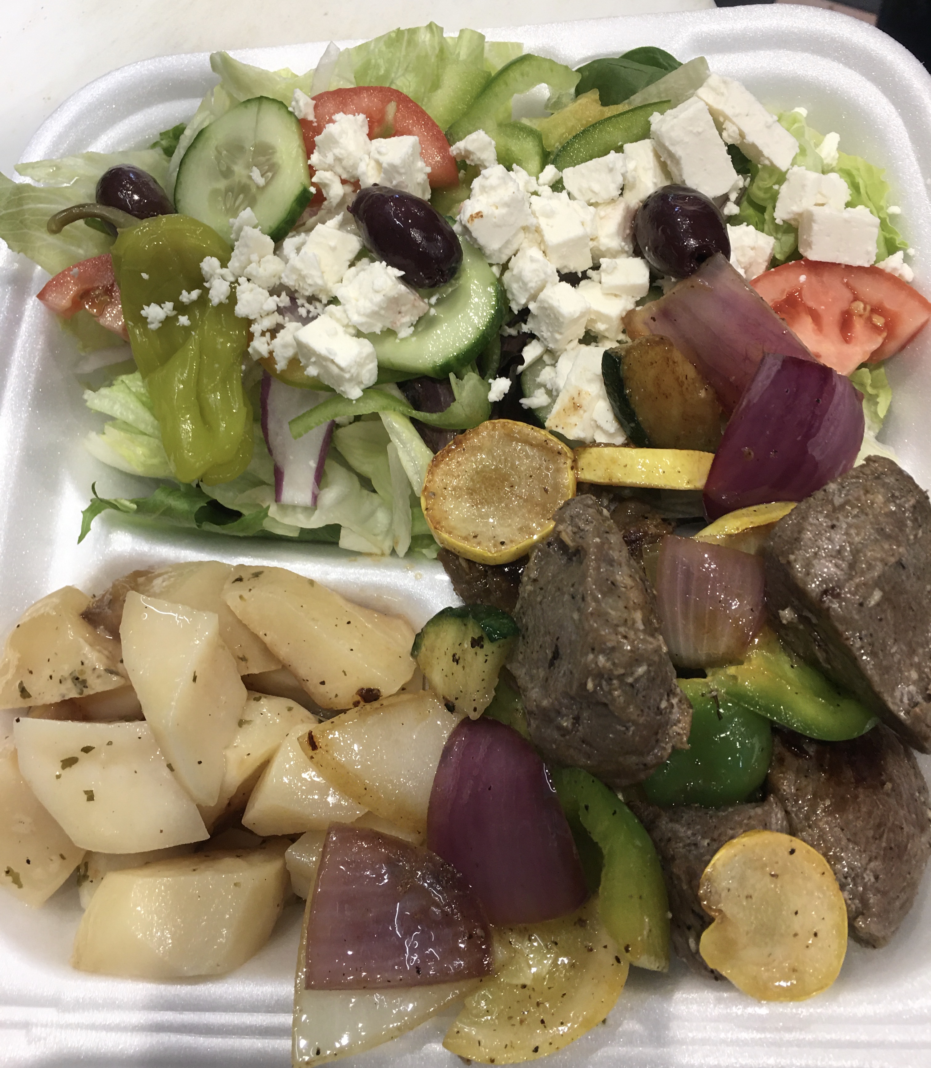 Order Gyro Plate food online from Spoodles Deli store, Worcester on bringmethat.com