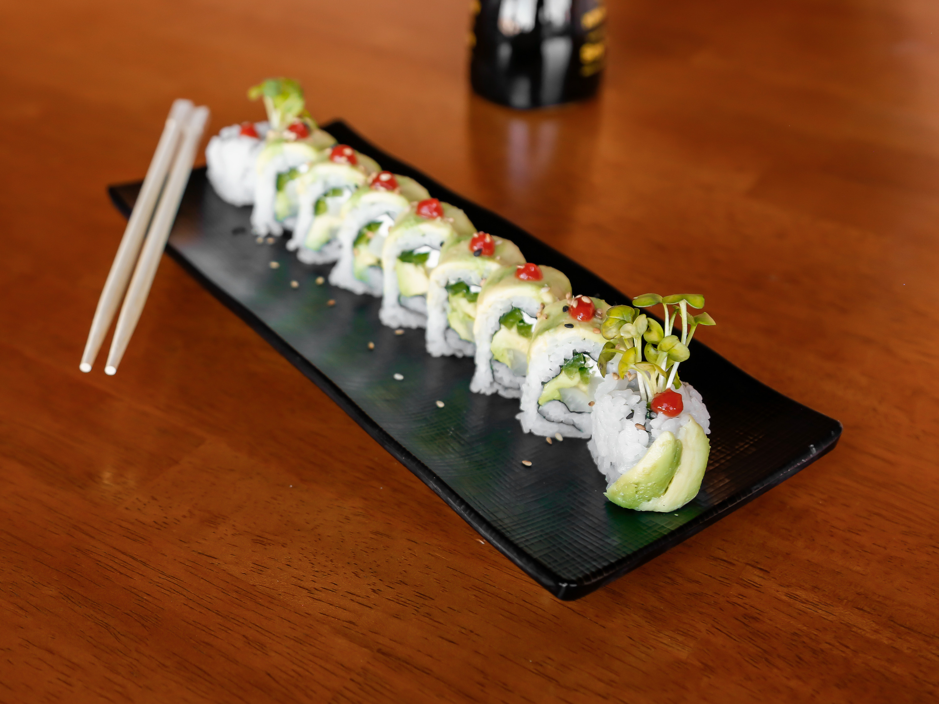 Order Spicy Veggie Roll food online from KitzMo Sushi store, Reno on bringmethat.com