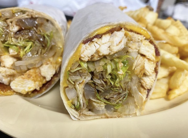 Order Texas BBQ Wrap food online from Pablito's Taqueria store, Brooklyn on bringmethat.com