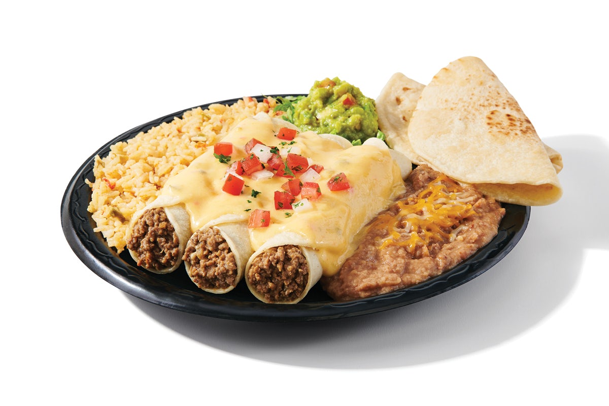 Order 3 Enchilada Plate food online from Taco Cabana store, Pflugerville on bringmethat.com