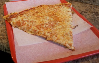 Order Cheese Monster Slice with Fries and Drink food online from Papa Ray's Pizza & Wings store, Carol Stream on bringmethat.com