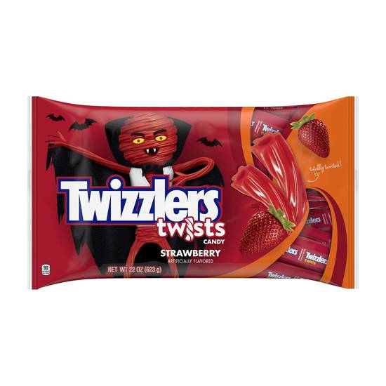 Order TWIZZLERS Twists Strawberry Flavored Chewy Halloween Candy, 22 OZ food online from Cvs store, WASHINGTON on bringmethat.com