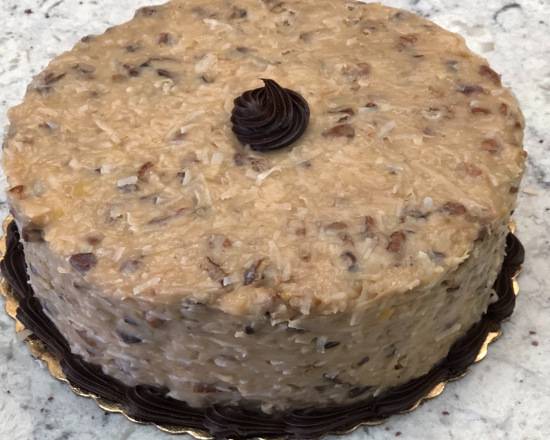 Order German Chocolate Cake food online from The Pennsylvania Bakery store, Camp Hill on bringmethat.com
