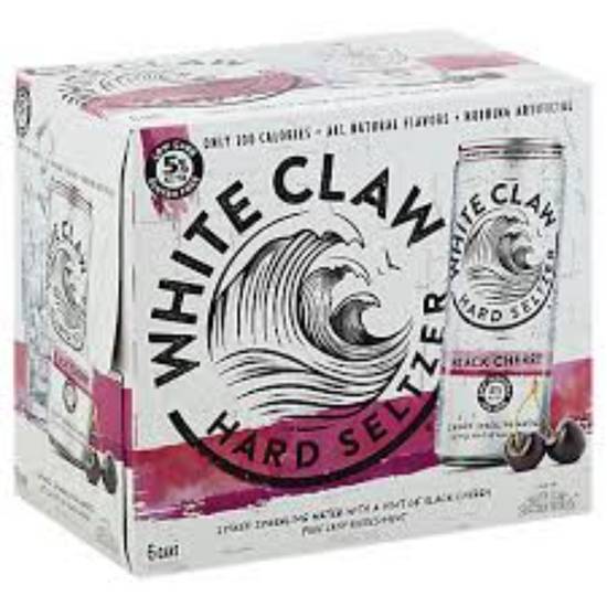 Order White Claw Black Cherry 6PK food online from Sandy Liquor store, San Luis Obispo on bringmethat.com