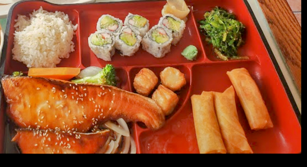 Order 4. Salmon Teriyaki Box food online from Bay Sushi store, Brooklyn on bringmethat.com