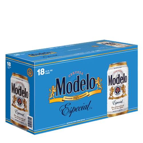 Order Modelo Cans - 12 oz Cans/18 Pack food online from Bottle Shop & Spirits store, Los Alamitos on bringmethat.com