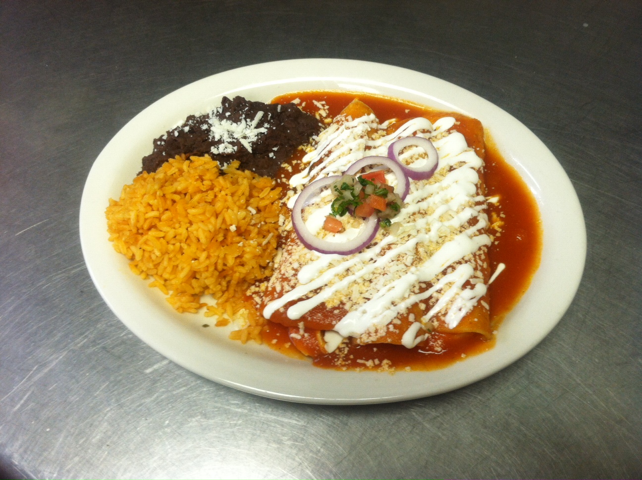 Order Enchiladas food online from Viva Mexico store, Flemington on bringmethat.com