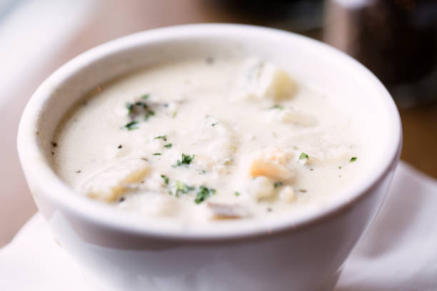 Order New England Clam Chowder food online from Daily Grill store, Los Angeles on bringmethat.com