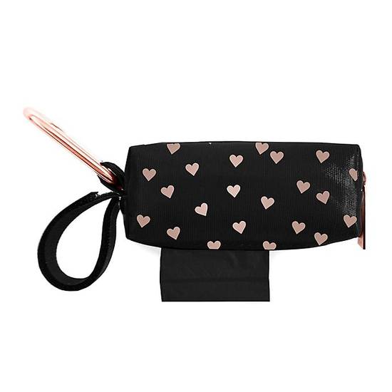Order Oh Baby Bags Clip-On Mini Wet Bag Dispenser in Rose Gold Hearts food online from Bed Bath & Beyond store, Lancaster on bringmethat.com