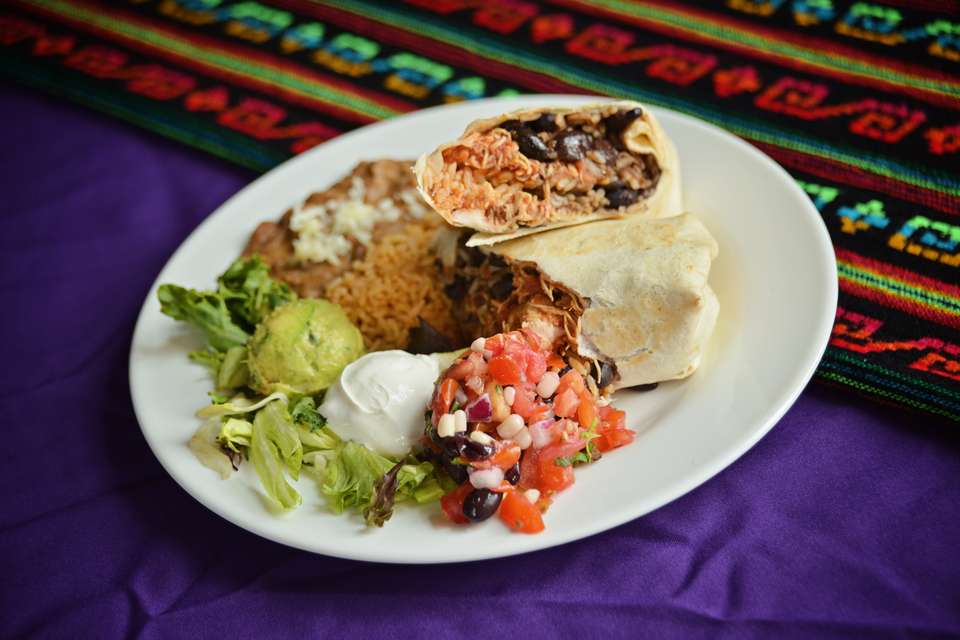 Order Burrito Grande food online from No Mas! Hacienda store, Atlanta on bringmethat.com