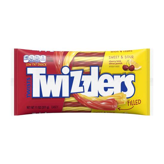 Order Twizzlers Sweet & Sour Filled Twists Candy Cherry & Citrus Punch (11 oz) food online from Rite Aid store, Eugene on bringmethat.com
