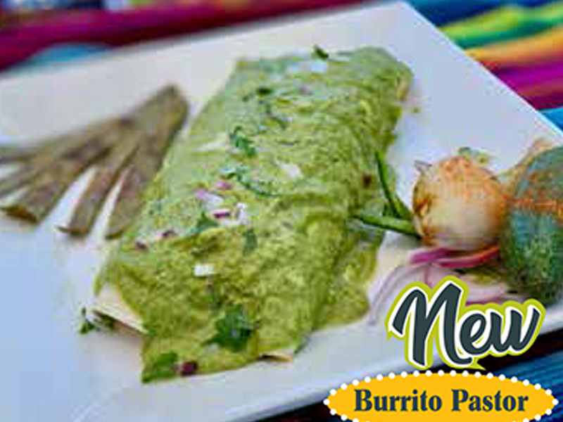 Order Burrito Pastor food online from El Rancho Nuevo store, Fairfield on bringmethat.com