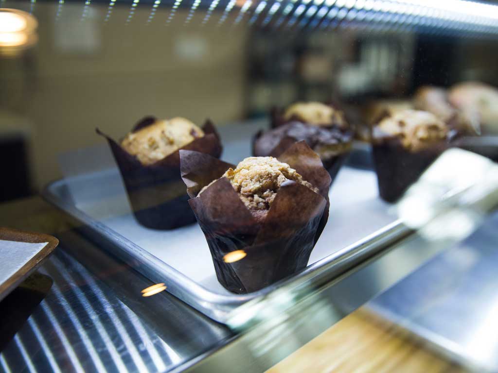 Order Chocolate Chip Muffin food online from Morning Sunshine Cafe store, Cedar Park on bringmethat.com