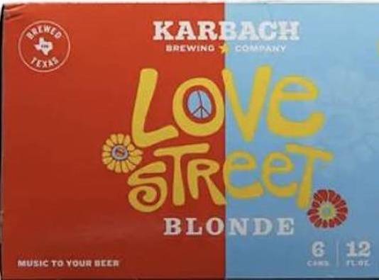 Order Karbach Love Street IPA, 6pk-12oz can beer food online from Cold Spring Liquor store, Liberty Hill on bringmethat.com