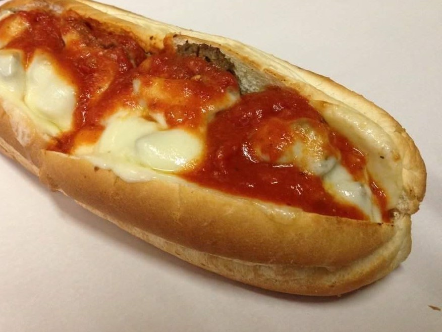 Order Sausage Parmigiana Hero food online from Outta Hand Pizza store, Westfield on bringmethat.com
