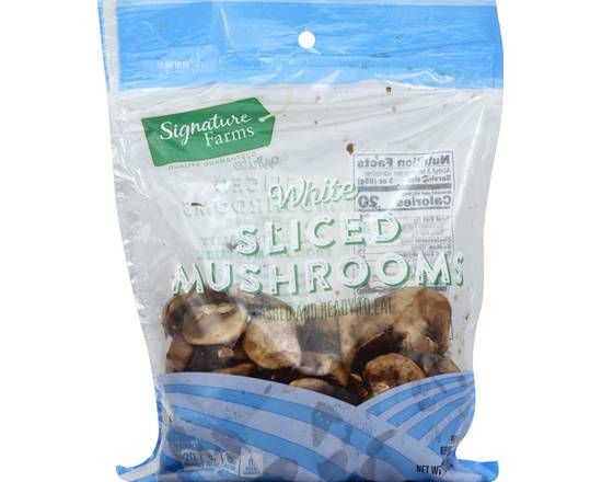 Order Signature Farms · White Sliced Mushrooms (10 oz) food online from Safeway store, Alamo on bringmethat.com