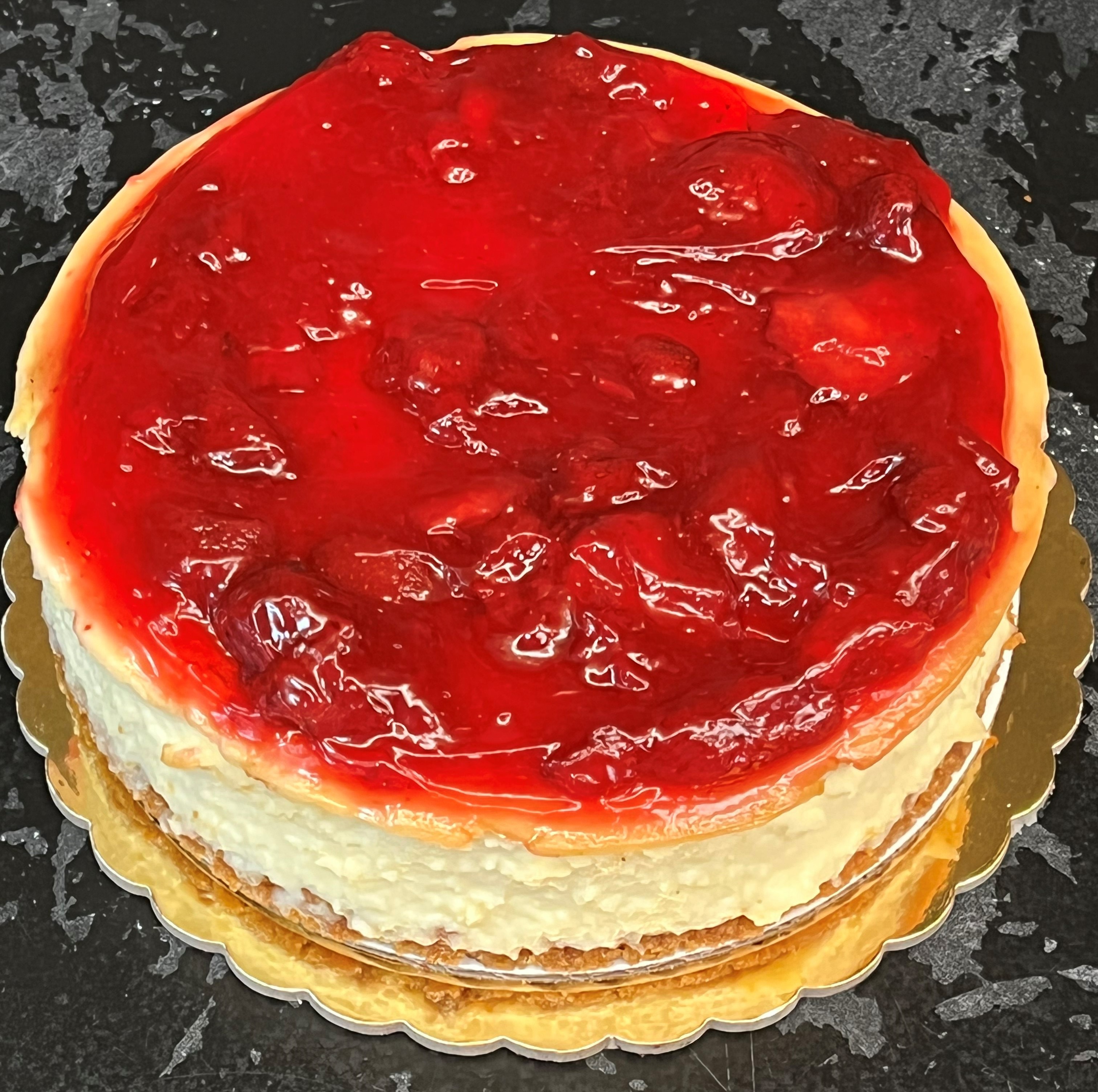 Order 7" Fruited Cream Cheese Cake food online from E & L Bakery store, Bronx on bringmethat.com