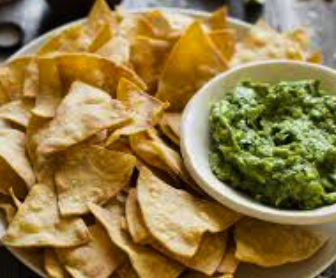 Order Guacamole & Chips food online from Branded Saloon Catering store, Brooklyn on bringmethat.com