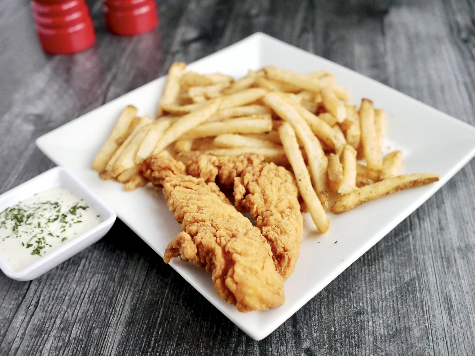 Order Half Chicken Tenders Basket food online from Kocky Bar & Grill store, Fresno on bringmethat.com