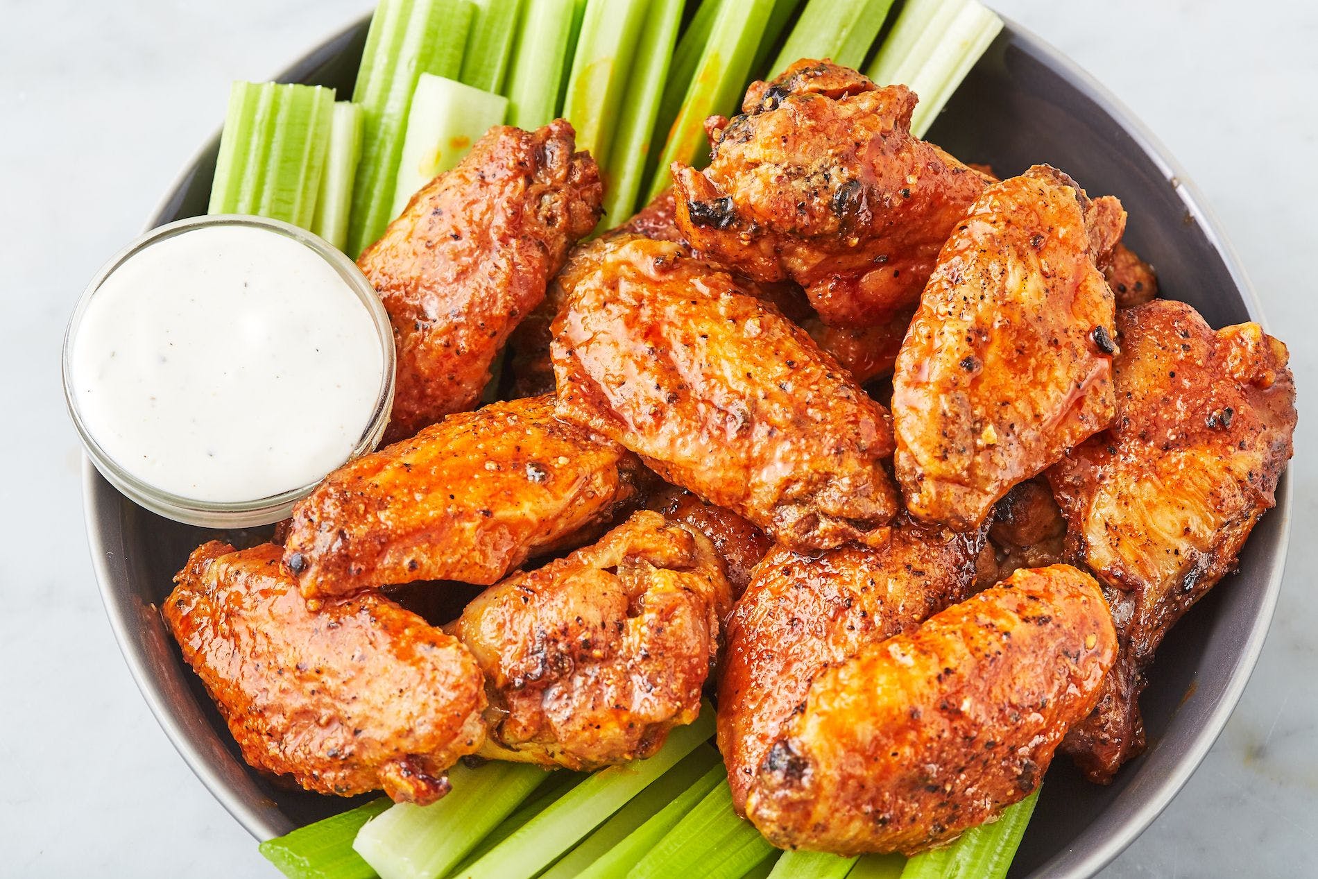 Order Wings - 10 Pieces food online from Mannino's Pizzeria & Italian Eatery store, Pottstown on bringmethat.com