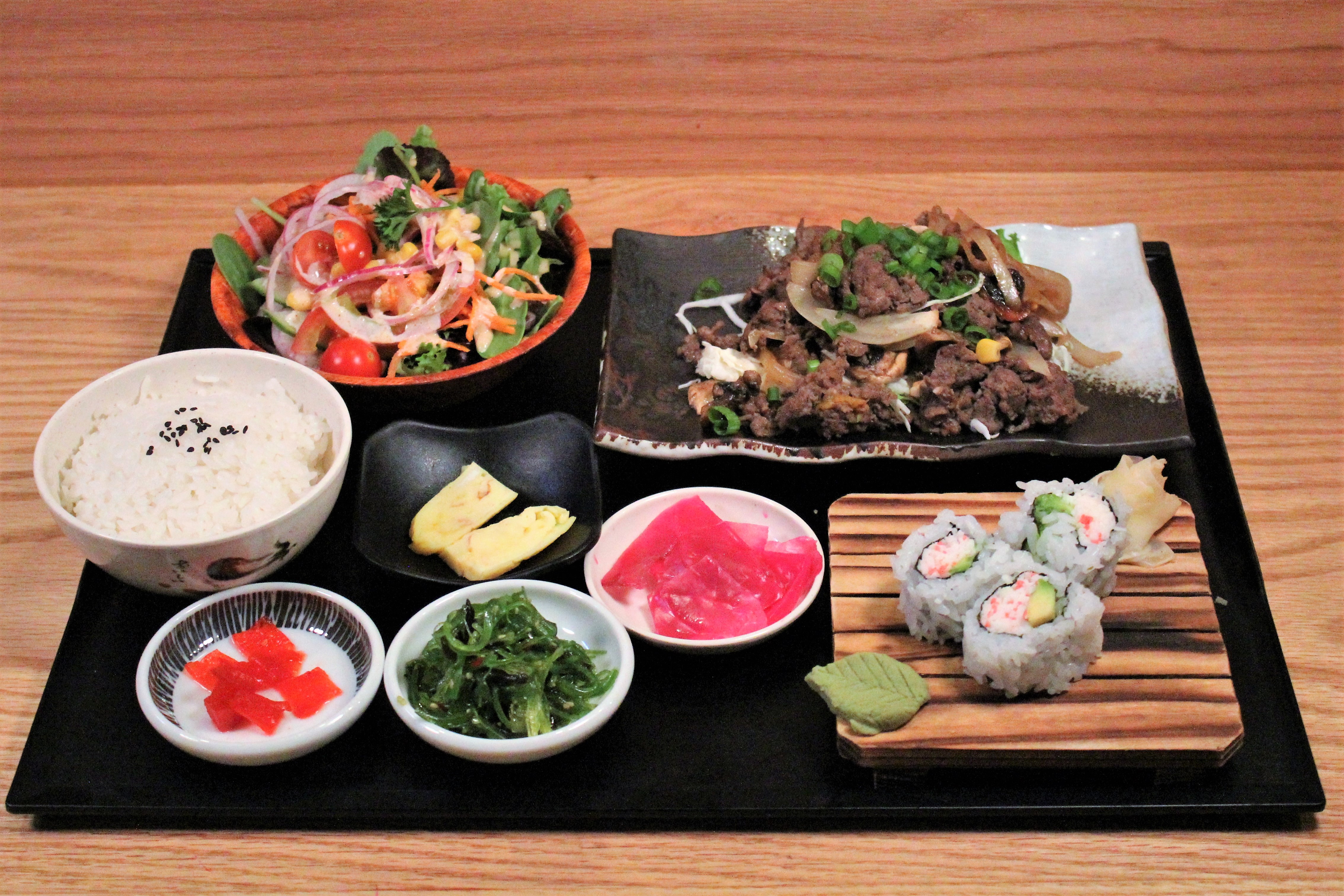 Order Yaki-Niku Soy Marinated food online from Yoshi Ramen And Sushi store, Daly City on bringmethat.com