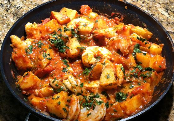 Order Shrimp Subzi food online from Curry India store, New York on bringmethat.com