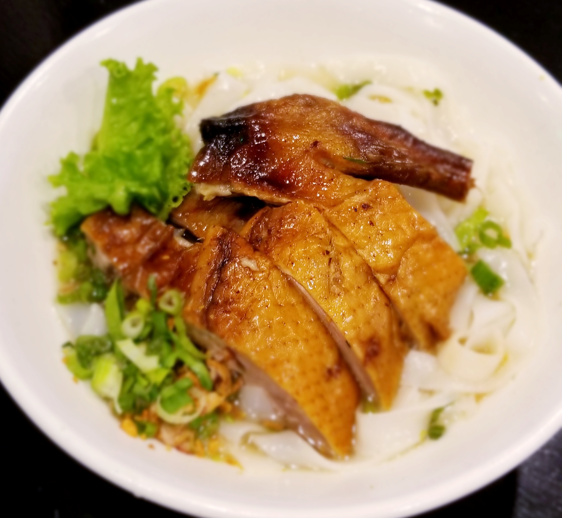 Order 7. Cantonese Style Roast Duck Soup food online from Noodlemii store, Diamond Bar on bringmethat.com