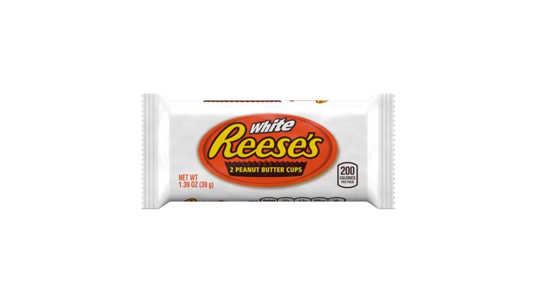 Order Reese'S, White Peanut Butter Cup Candy 1.39 Oz food online from Valero Food Mart store, Murrayville on bringmethat.com
