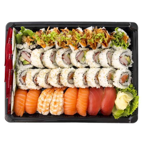 Order Nigiri and Roll Family Pack food online from Genji Sushi store, Charlottesville on bringmethat.com