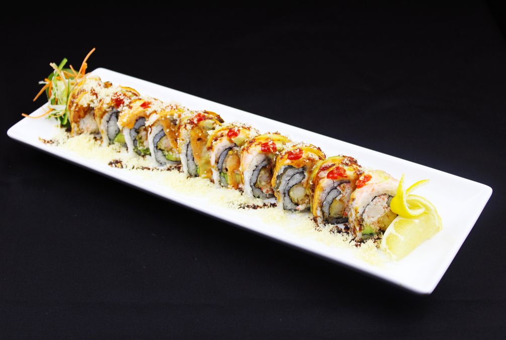 Order Hungry Tiger Roll food online from Akaya Sushi, Izakaya & Ramen store, Richardson on bringmethat.com